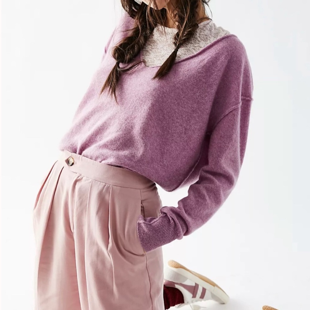 Free People Harmony 100% Cashmere Sweater Small